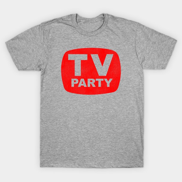 TV Guide TV Party T-Shirt by Cinematic Omelete Studios